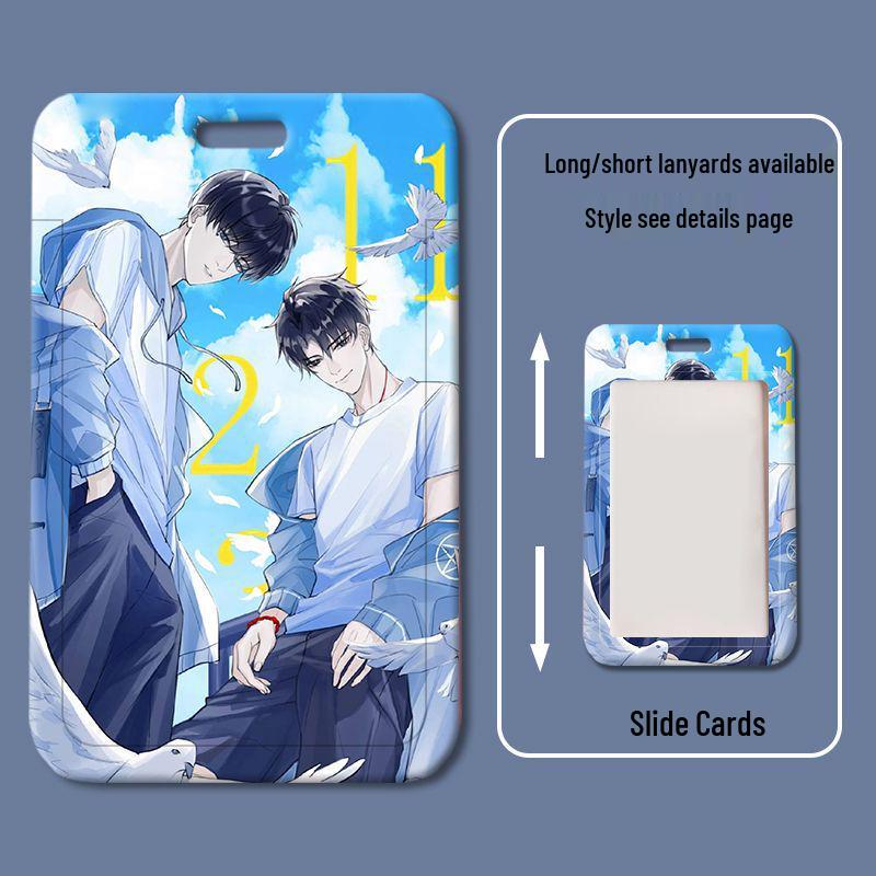 Cartoon Sliding Cover ID & Badge Holder for Students