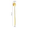 Stainless Steel Long Handle Cherry Blossom Coffee & Dessert Spoon