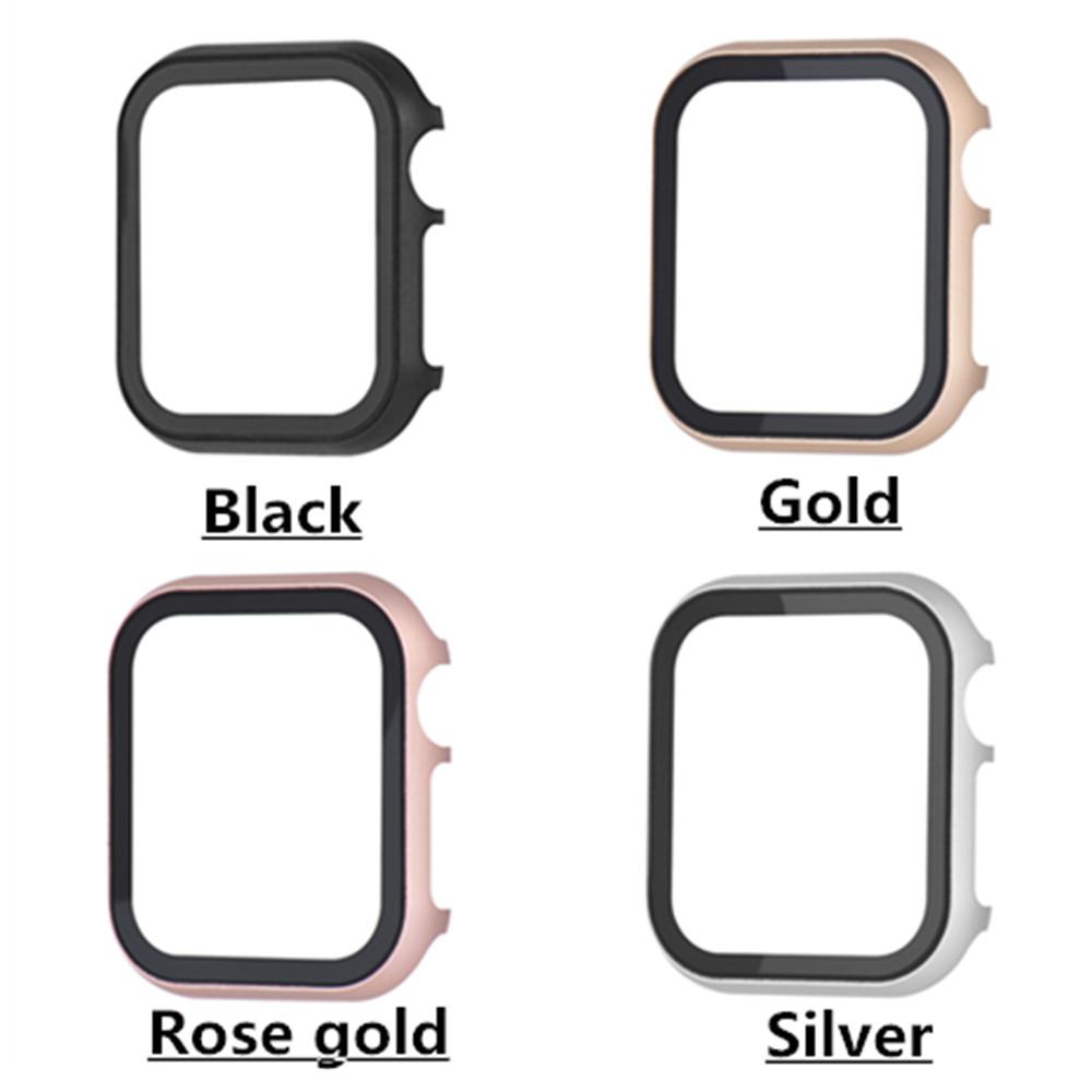 Metallgehäuse+Gehärtetes Glas für Apple Watch Ultra 49mm 46mm 45mm 44mm 41mm 42mm Schutzhülle iWatch 11 10 9 8 7 6 5 4 SE