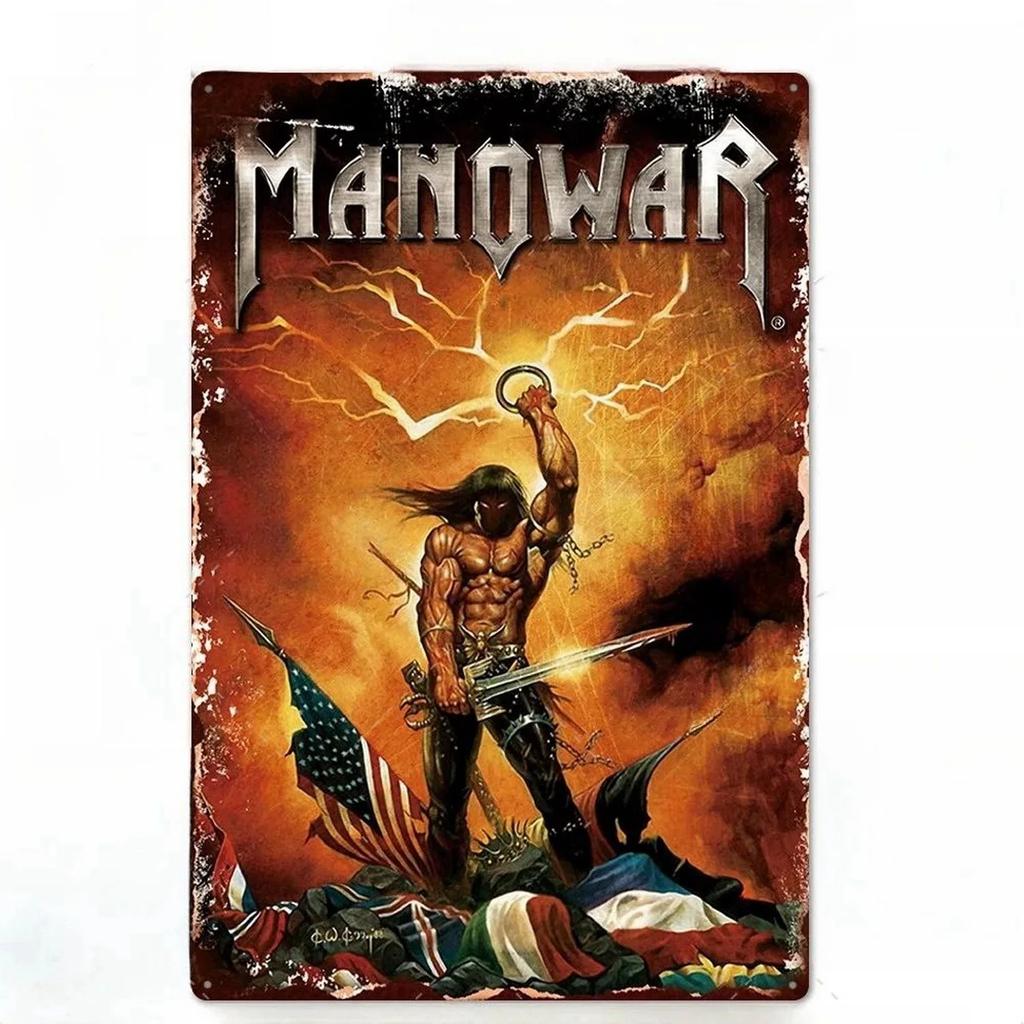 Vintage Rock N Roll Metal Tin Signs Plaque  Band Wall Art Decor for Man Cave Home Cafe Garden Club Bar  Retro Iron Painting Post