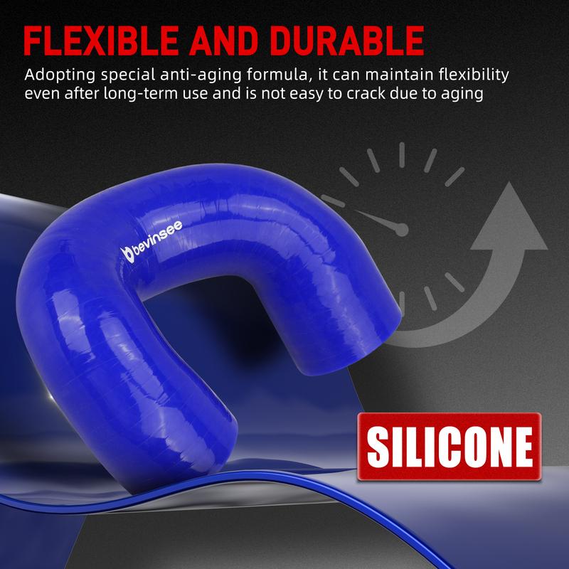 Silicone Engine Coolant Hose for BMW N52 E92 E90 323i 325i 328i 330i E60 525i 530i Z4 E85/E86 3.0i 3.0si,Replace for 11537521049