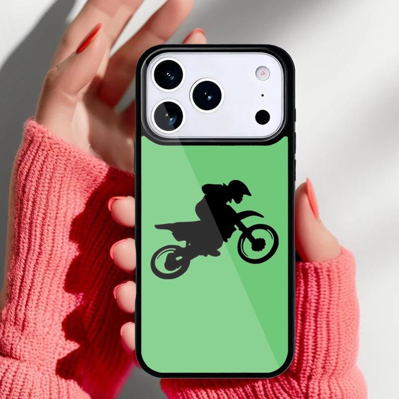 Moto Cross Motorcycle Sports Phone Case for iPhone 17 Air 16e 15 14 13 Pro Max Back Cover for 12 11 Pro Coque