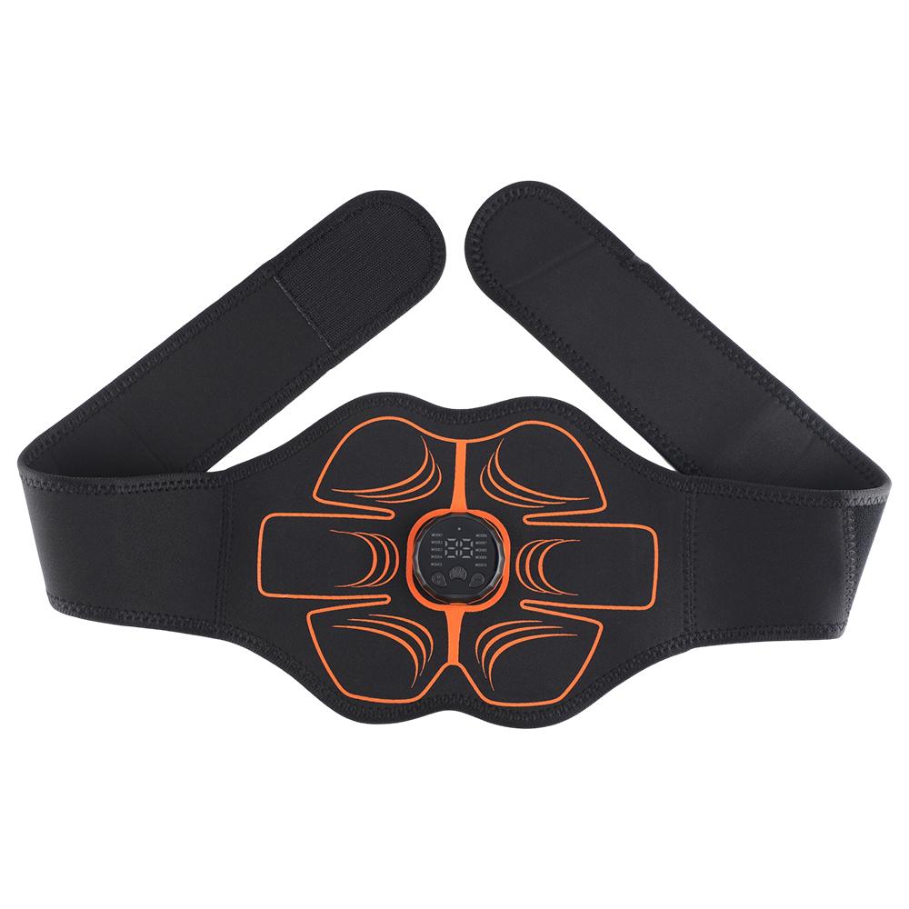 Abdominal Muscle Training Belt Electric Muscle Stimulator USB Rechargeable Waist Abdominal Weight Loss Home Fitness Equipment