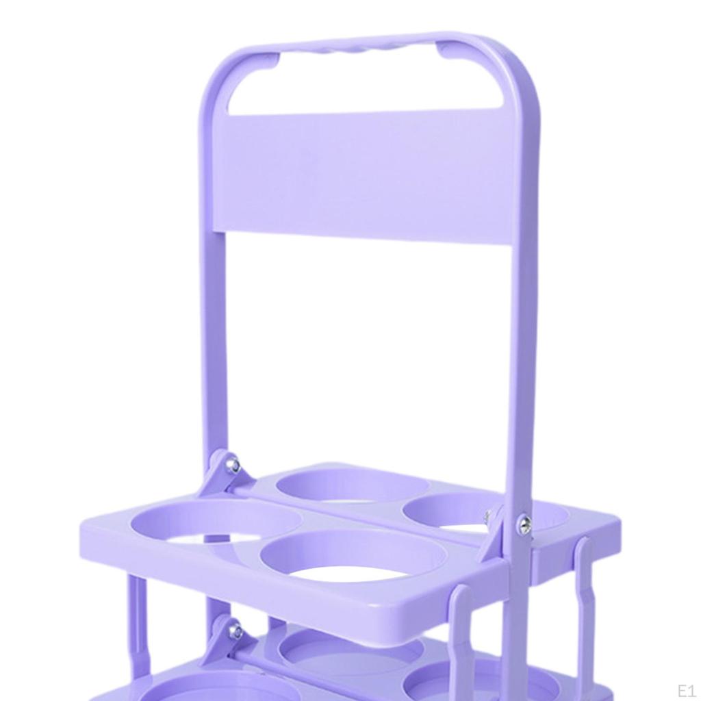 Sport Wasser Flasche Träger 4 Flaschen Kapazität Folding Praktische Handheld Bier Rack