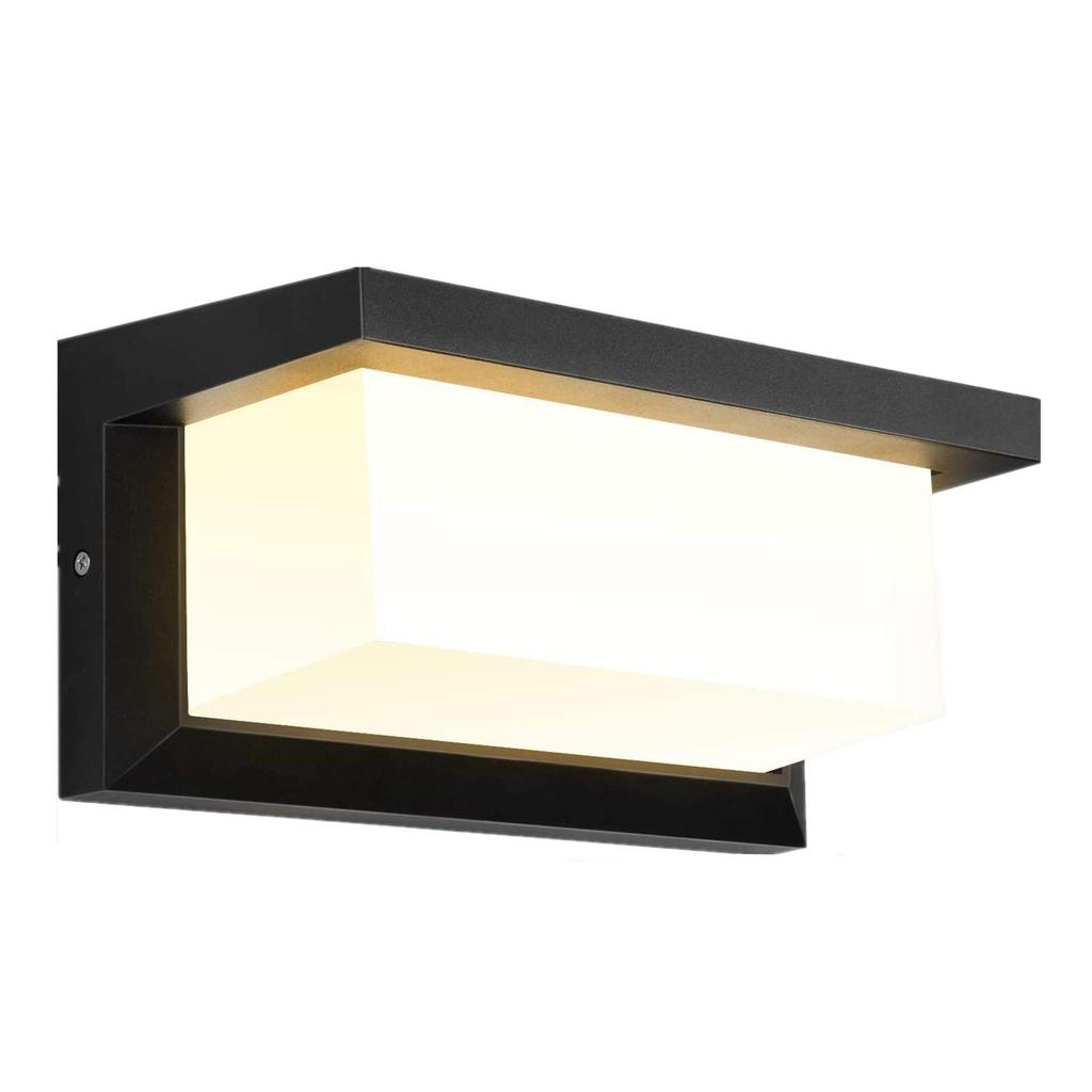 Lightess LED Porch Light, Entrance Light, Enclosed, Rainproof, Sensorless, IP65 Waterproof, Outdoor Wall Light, Bracket Light, Wall Lamp, Entryway