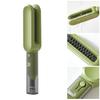 Cleaning Brush with Built-in Knife Edge Sharpener Safety Handle Double-Sided Design Cutlery Brush Sharp Blade Cleaning Tool