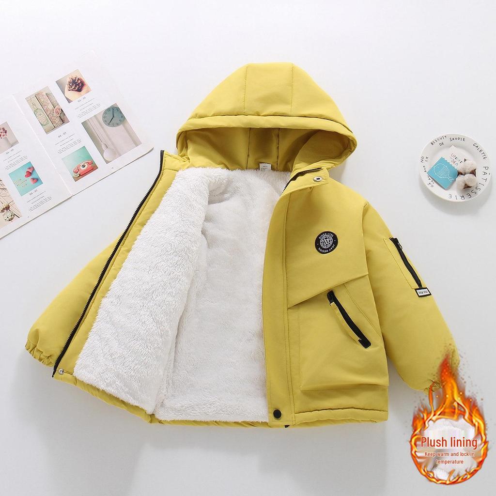 2026 Gevoerde Fleece Jas voor Jongens voor Herfst/Winter - Middel/Grote Maten, Dikke Warme Parka voor Bergbeklimmen