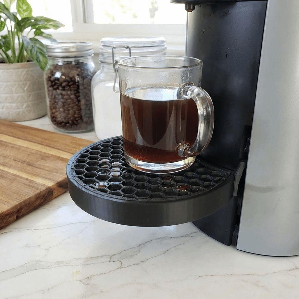 Black Plastic Cup Support Bowl Coffee Tools Mesh Tray Cover Generic Espresso Coffee Tray  Home Use