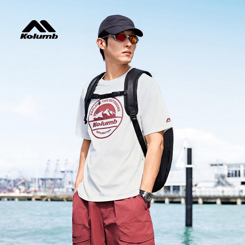 Kolumb Unisex Outdoor Quick-Dry Sun-Protection Short Sleeve T-Shirt XL