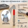 6.35mm Hex Shank Electric Screwdriver Bit Alloy Steel Hex Bit Set  Automotive Maintenance