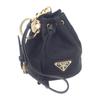 PRADA  1TT202_2DMK_F0632 Bag charm black Nylon Women