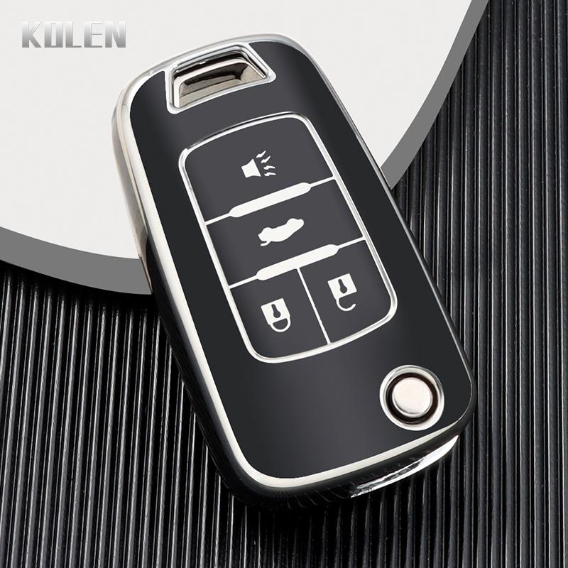 New Tpu Car Flip Key Case Cover Shell For Chevrolet Cruze Aveo Trax Sail Malibu For Opel Vauxhall Astra Corsa Meriva Insignia
