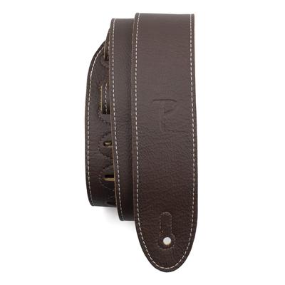 Perri's Italian Leather Guitar Strap 2 Inches Extra Long Color Black
