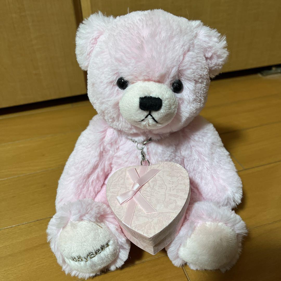 

[USED] Dancing Stone Heart Necklace for Women, Teddy Bear Plush Toy