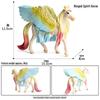 Realistic Solid Heart Unicorn Pegasus Toy Ornament