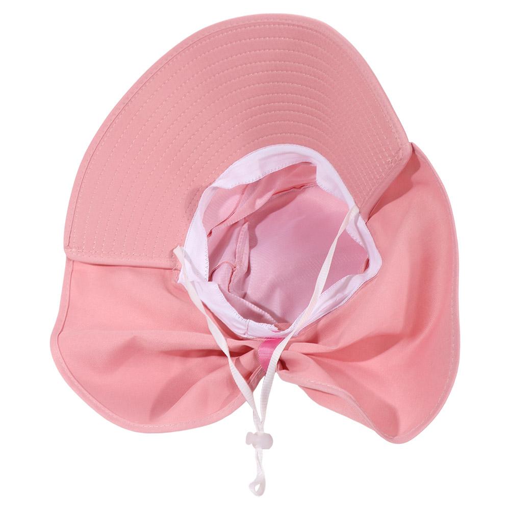 Korean Style Sun Protection Hat 50+ UPF Women Bucket Hats Trendy Wide Brim Sun Hat with Neck Cover