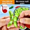 Multi-Functional Pea Sheller Stainless Steel Bean Sheller New Peanut Sheller  Home Kitchen Use