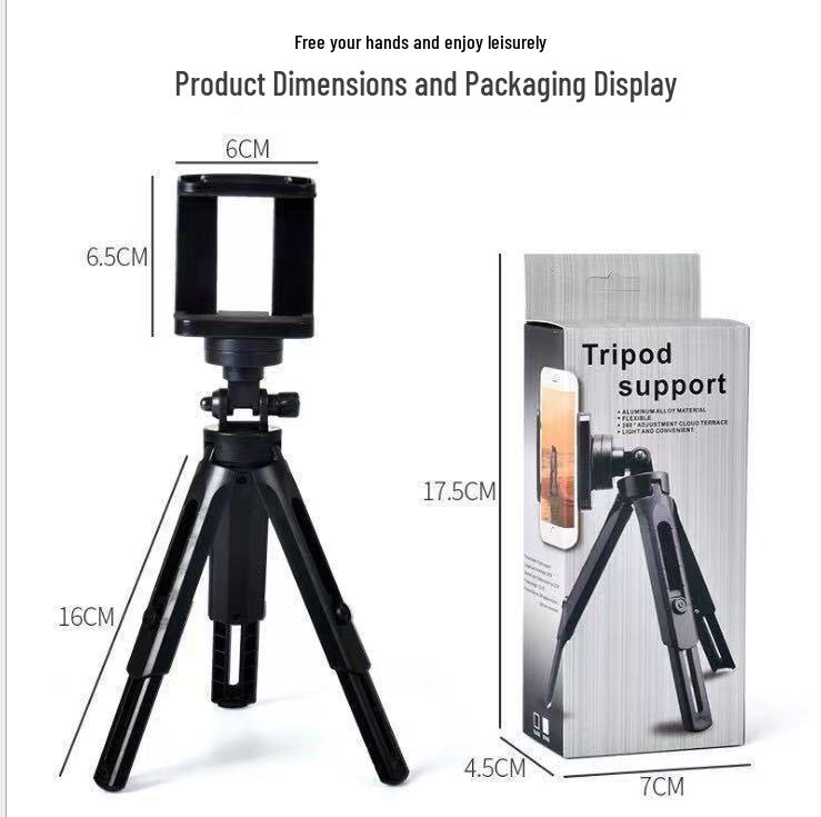 Mini Selfie Streaming Desktop Tripod Stand