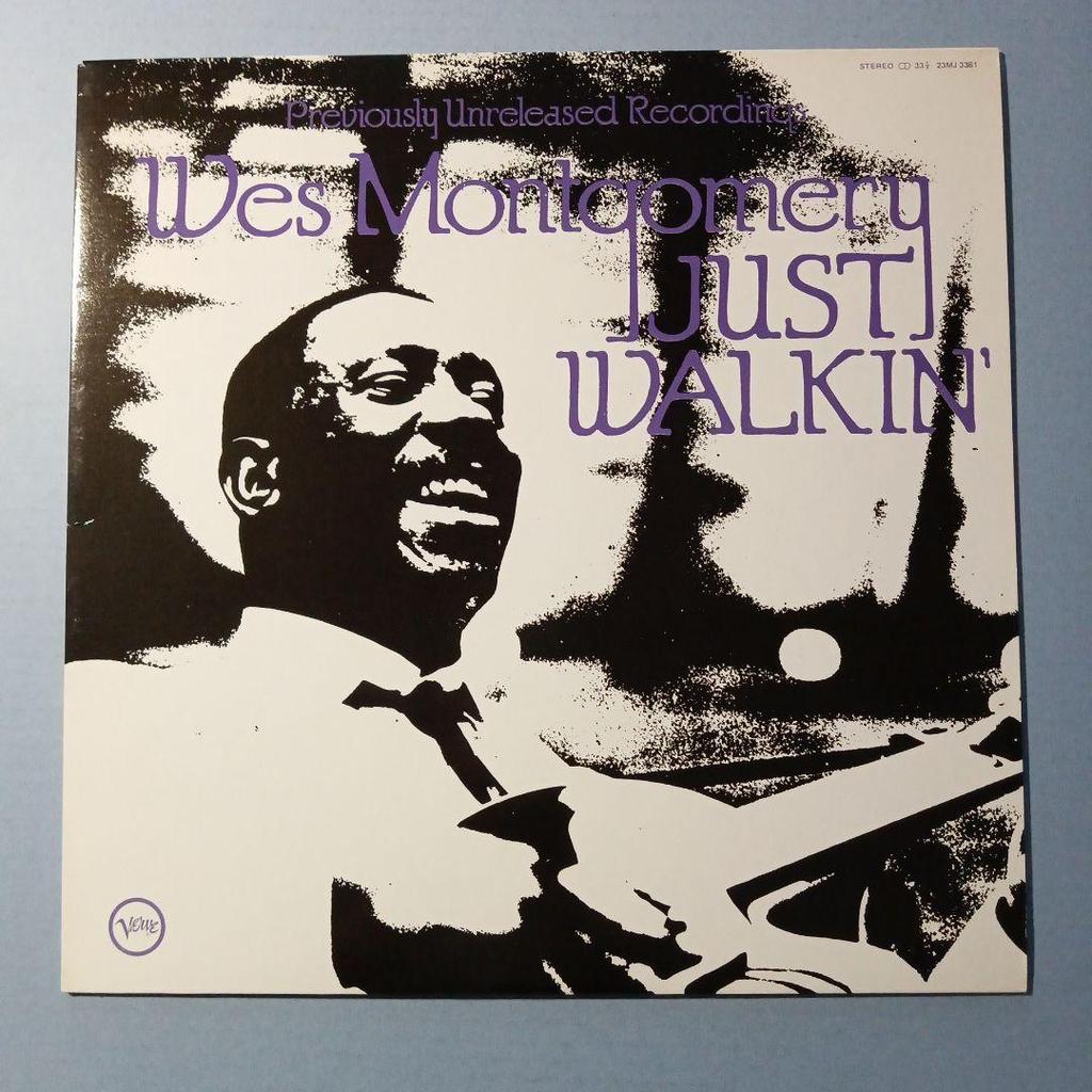 [USED] Wes Montgomery Unreleased Works/Just Walkin' LP Record Sample Not for Sale