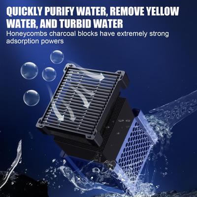 Wassertrog Filter Pferdetrog Wasserfilter Aktivkohle Geruchskontrolle Filtration Aquarien Zubehör Für Teich Pool Garten
