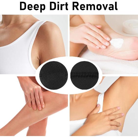 Shower and Bath Tool,Deep Exfoliating Body Scrubber Dead Skin Remover,Deep Cleansing Bath Tool Gentle Dead Skin Remover for Women 4 Counts Bandage
