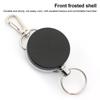 4cm ID Badge Holder Retractable Carabiner Clip Anti-Lost Anti-Lost Key Ring