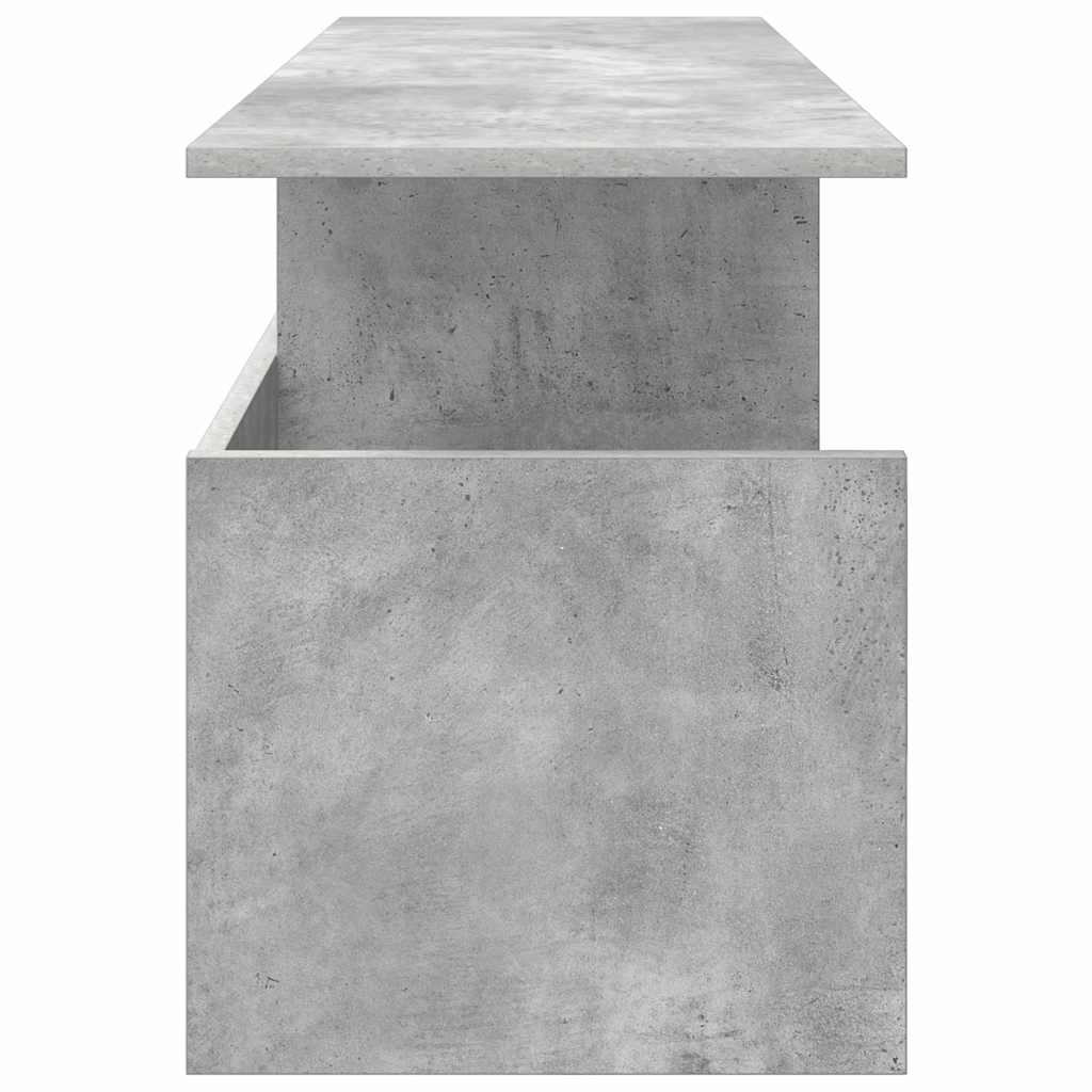 Concrete Grey TV Stand 102 x 35 x 45 cm Particleboard
