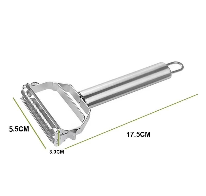 Многофункциональная кухонная овощечистка для овощей и фруктов, прочная картофелерезка из нержавеющей стали, бытовой измельчитель, овощечистка для моркови