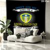 Leeds United Football Club Wall Tapestry Aesthetic Wall Hanging Printed Fabric Blanket Decorative Tapestries for Bedroom Living Room Home Decor