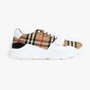 Burberry Check Suede Leather Sneakers A7028