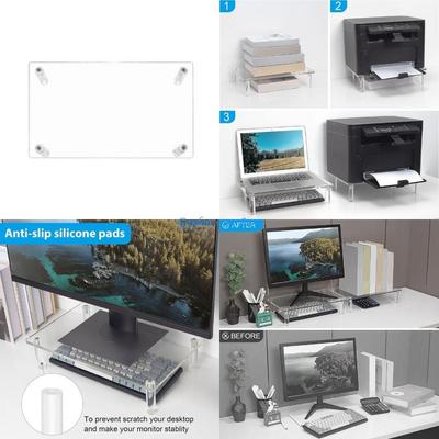 B0KB Laptop Computer Support Rack Space Saving Monitor Risers for Home and Office