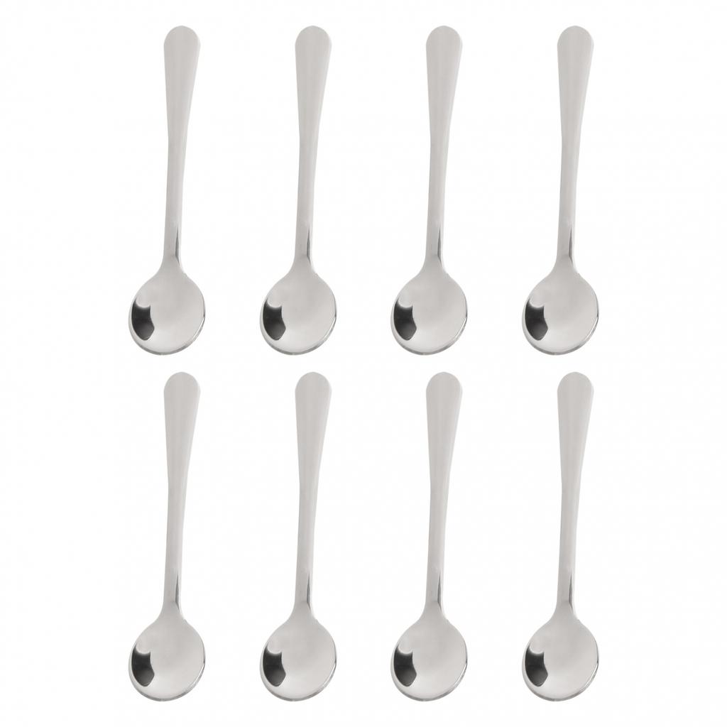 Miniatur-Edelstahllöffel 8er-Pack zur Verwendung für Salz, Zucker, Pfeffer und Honig
