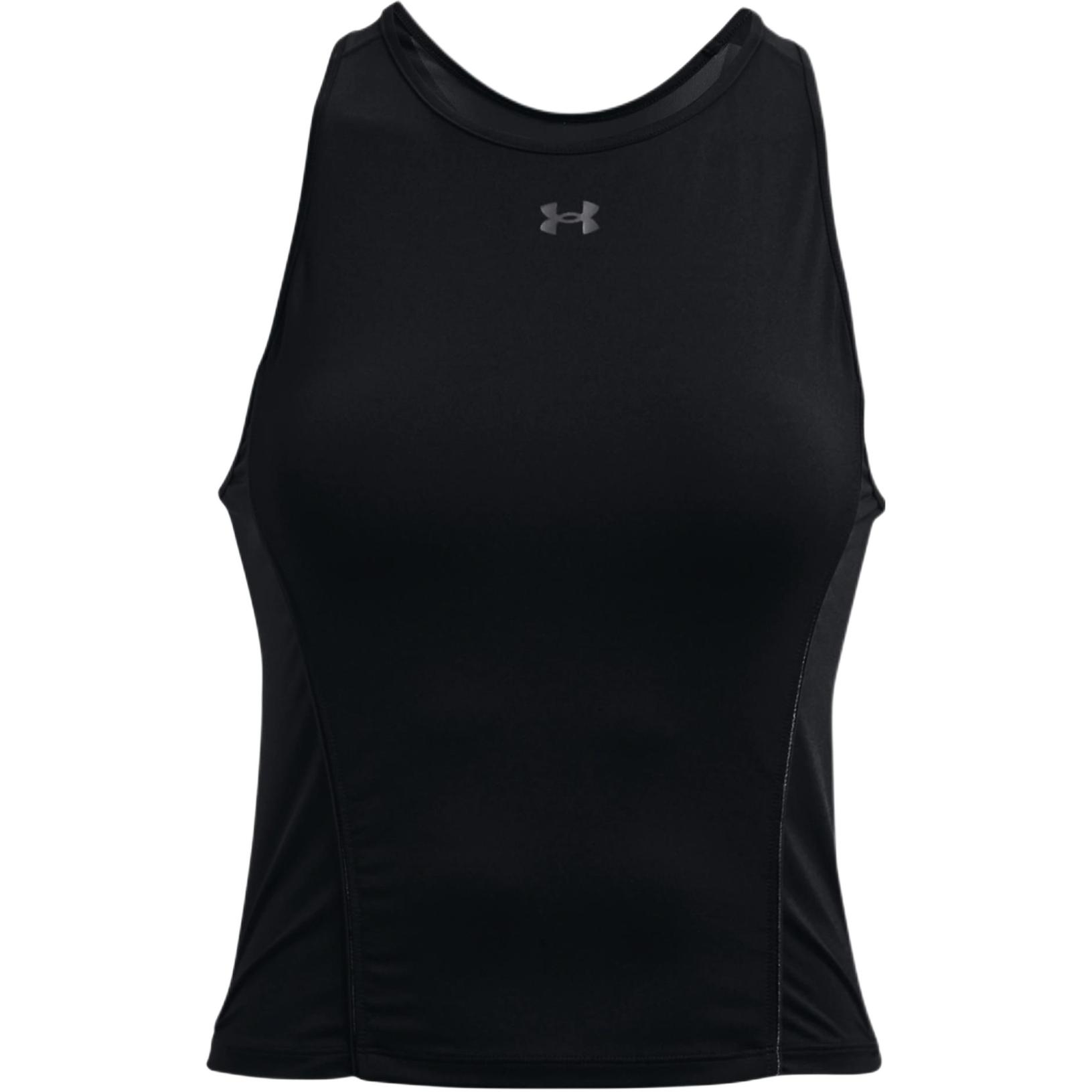 

Under Armour Однотонный женский топ-майка без рукавов с круглым вырезом, черный 1369916-001 L