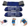 Elastic Gel Cold & Hot Packs Secure Fastening No Leakage 2 Ice Packs with 1 Adjustable Wrap Muscle Recovery Comfortable