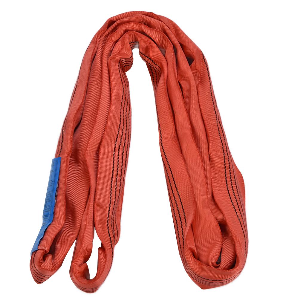 5T Round Lifting Sling PES Endless Loop Crane Webbing Straps Rigging Accessories Wide 75mm