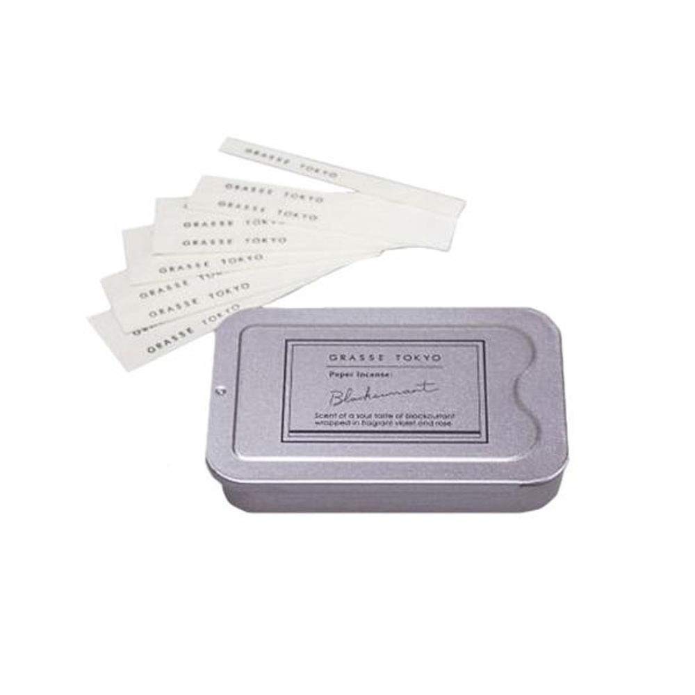 GRASSE TOKYO Paper Incense, Blackcurrant, Silver, 15 pieces (x 1)