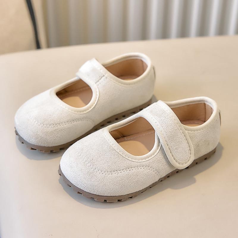 Mädchen Herbst Woll Ballerinas - Weiche Sohle Leder Prinzessin Schuhe