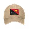 Flag of Papua New Guinea Baseball Cap Tactical Cap Beach Outing Hood Fashionable Elegant Womens Hats Unisexs