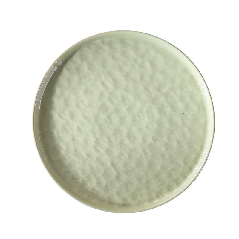 Milk Huhu Ceramic Plate Hotel Restaurant Household Bone Saucer Western Plate Steak Plate Pizza Plate Pasta Plate Rice Plate