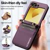 Crossbody Cards Solt Wallet Leather Case For Samsung Galaxy Z Flip 7 FE 6 5 4 3 5G Flip6 Flip7 Hand Strap Lanyard Pocket Cover