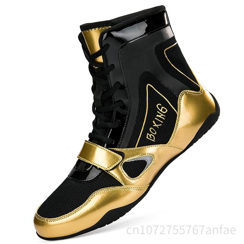

Новый стиль Профессиональные боксерки Мужские Удобные боксерские кроссовки Дышащие Борцовки Обувь для единоборств Нескользящие Тренировочные кроссовки 35