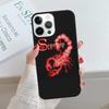 Animal Scorpio Phone Case cover For iPhone 17 Air 15 16 16e 14 13 Pro Max Coque 12 11 Pro Max For Apple PLUS fundas