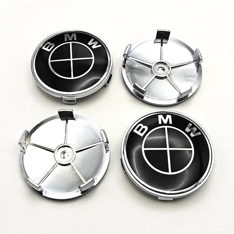 2026 Hot 4PCS 56/60/68mm Car Hub Cap Decor Sticker Badge Wheel Center Covers Decal Auto Accessories For BMW M E36 E46 E60 E90 F10 E36 G20