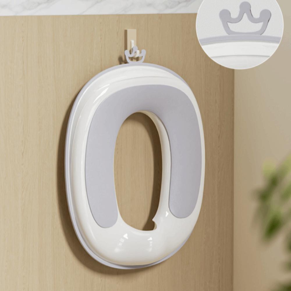 Crown Hanging Groove Splash-Proof Toilet Seat Cushion Plastic Portable Potty Seat Cushion Toddlers