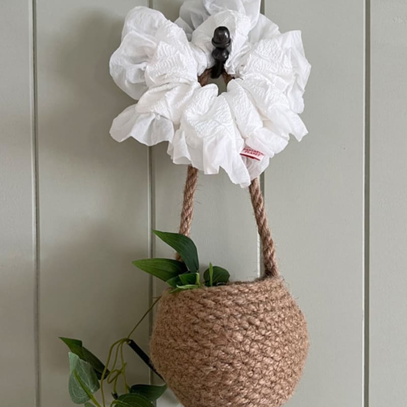 FANTASTIC PLANET cross embo scrunchie