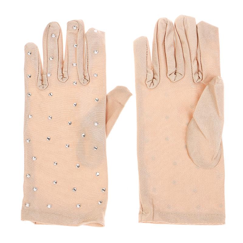 1 par skinnende kunstløphansker votter vaskbare hansker hurtigtørkende voksen skøyteoppvisning