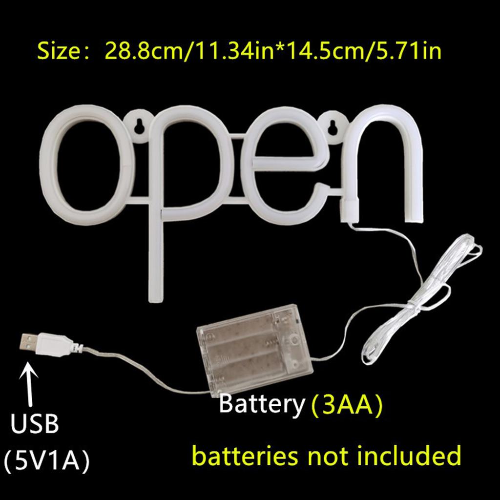 Business neon lights hanging signs LED hanging night lights colorful lighting open decoration coffee shops bars