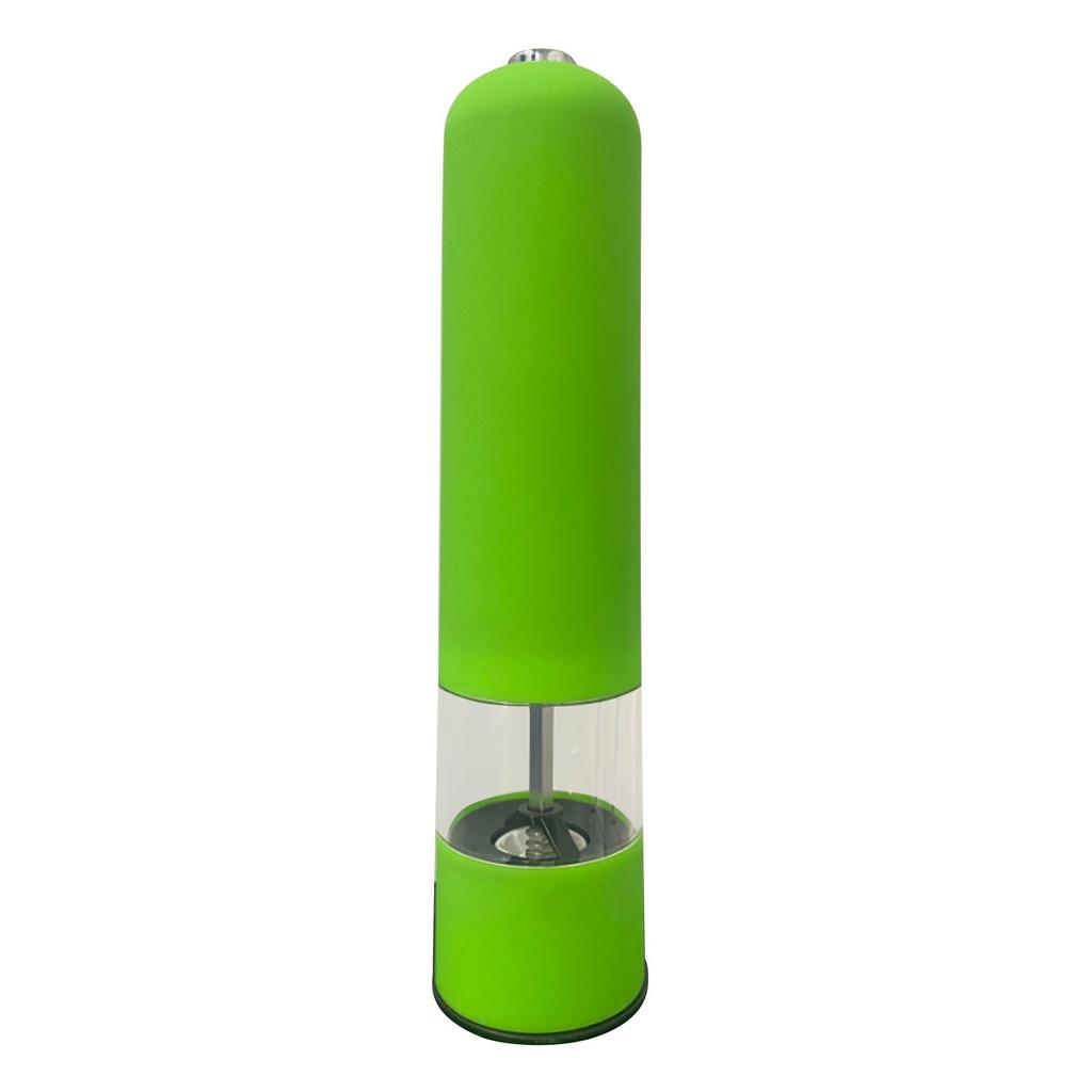 Electric Seasoning Grinder Automatic Refillable Battery Operated  Mills Push Button Pepper Grinder For Cooking BBQ