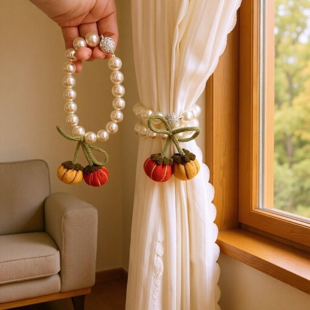 Romantic Magnetic Curtain Buckle Decorative Curtains Tie Rope  Dining Room
