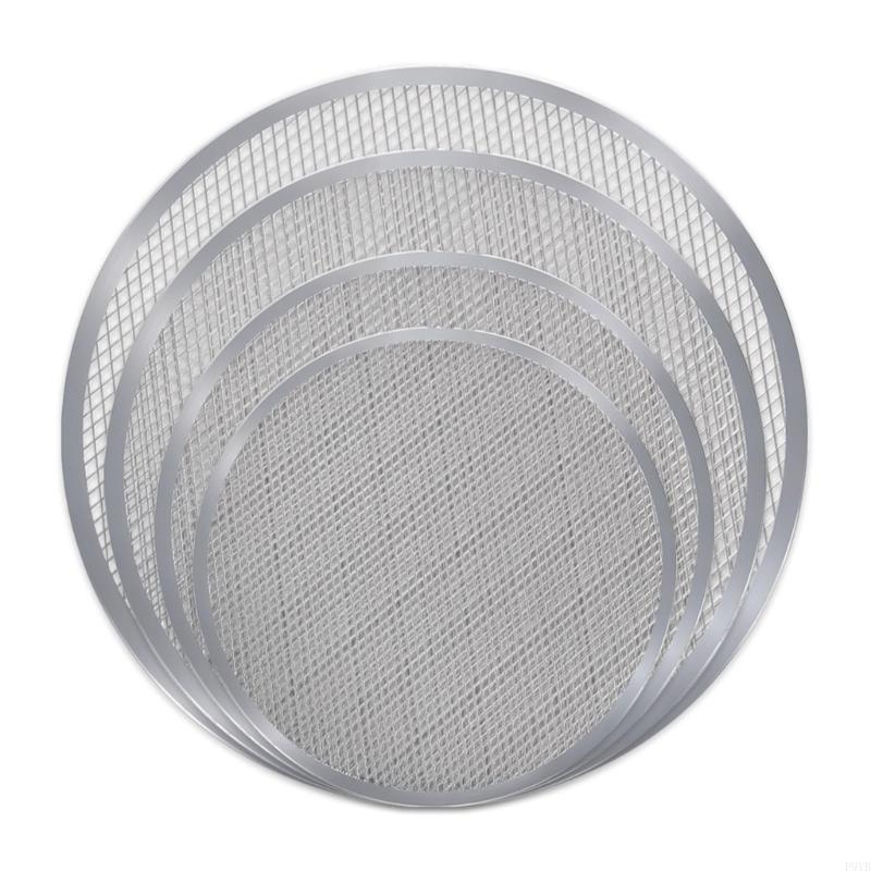 Seamless Aluminum Alloy Pizza Baking Pan Even Heat Distribution Baking Tray Perfect For Home And Outdoor Cooking